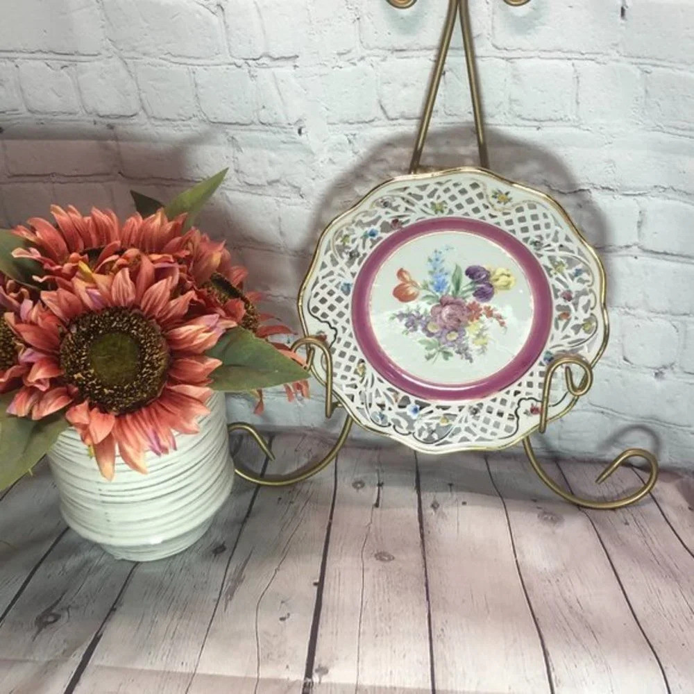 Vintage decorative plate Bavaria schumann Germany